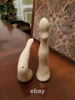 RARE! 1940's Vintage Dorothy Kindell Sexy Risque Lady Legs Salt & Pepper Shakers