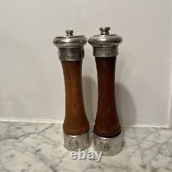 RARE 21 Club Restaurant NYC Salt & Pepper Grinder / Mill Shaker Sterling Silver