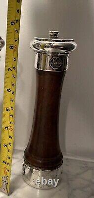 RARE 21 Club Restaurant NYC Salt & Pepper Grinder / Mill Shaker Sterling Silver