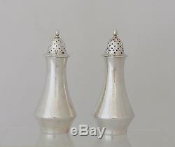 RARE EARLY Kalo Arts & Crafts Pair 1930 Sterling Silver Salt & Pepper Shakers