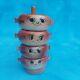 RARE STACKING Vintage Anthropomorphic Salt and Pepper Shakers JAPAN