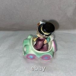 RARE Vintage 1950s PY Japan Bride Groom Couple in Car Salt Pepper Shakers MCM