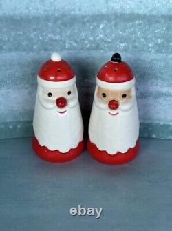 RARE Vintage Holt Howard Christmas SANTA CLAUS Salt and Pepper Shakers Japan