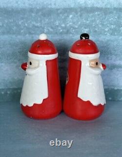 RARE Vintage Holt Howard Christmas SANTA CLAUS Salt and Pepper Shakers Japan