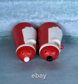 RARE Vintage Holt Howard Christmas SANTA CLAUS Salt and Pepper Shakers Japan