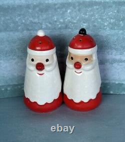 RARE Vintage Holt Howard Christmas SANTA CLAUS Salt and Pepper Shakers Japan