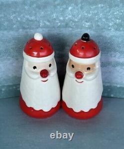 RARE Vintage Holt Howard Christmas SANTA CLAUS Salt and Pepper Shakers Japan