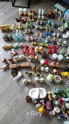 RARE Vintage Salt & Pepper Shaker Collection Collectibles Lot 300+ Pieces JAPAN