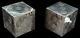 RARE Vintage Sterling Silver 950 DICE Salt and Pepper Shakers
