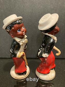 RARE Vintage Vaudeville Dancers Salt & Pepper Japan