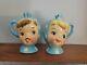 RAREVtg Napco Miss Cutie Pie Girl Salt Pepper Shakers