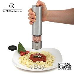 RC Battery Operated Electric Salt Grinder or Pepper Mill and Grinder, New