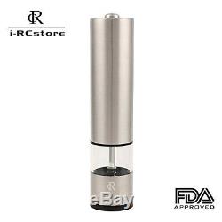 RC Battery Operated Electric Salt Grinder or Pepper Mill and Grinder, New