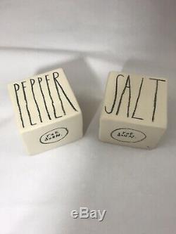 Rae Dunn Handmade & signed Salt & Pepper Cellars
