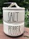 Rae Dunn Salt and Pepper Stackable! Hard to Find! Free ship