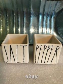 Rae Dunn handmade salt pepper cellars