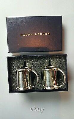 Ralph Lauren Wentworth Salt and Pepper Shaker (Silver Plated Brass) NWB