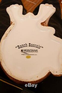 Ranch Rascals Welsh Corgi Cooke Jar Salt Pepper Shaker Set Montana Silversmiths