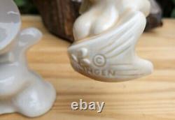 Rare 1940s Van Tellingen Mermaid & Her Sailor Hug Hugging Salt & Pepper Shakers