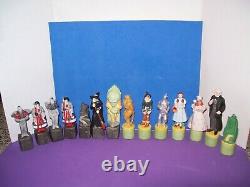 Rare Lot 14 Pc Wizard Of Oz Salt & Pepper Shaker / Chess Pieces By Star Jars