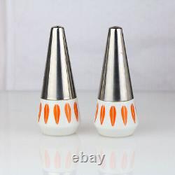 Rare Lyngby Denmark for Cathrineholm Lotus Salt and Pepper Shakers