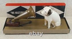 Rare RCA Victor Nipper & Gramaphone hard plastic 3.5 Salt & Pepper set withBox