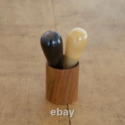 Rare Set of Salt and Pepper Shakers The Bombs by Carl Aubock