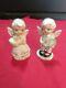 Rare Vintage Artmark April Angels Of The Month Salt And Pepper Shakers