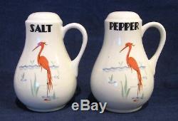 Rare Vintage Hall Flamingo Salt and Pepper Shakers
