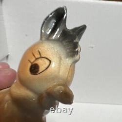 Rare! Vintage Long eared Mule Donkey Salt and Pepper shakers