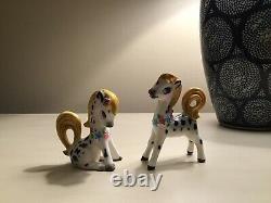 Rare Vintage PY Anthropomorphic Miyao Ponies Horses Salt And Pepper Shakers