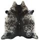 Real Cowhide Rug Salt and Pepper Size 6 x 7-8