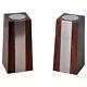 Rosewood Steel Obelisk Salt and Pepper Shakers Paul Evans Lloyd Powell Style 60s