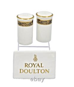 Royal Doulton HARLOW Salt & Pepper Shaker Set(s) UNUSED MINT Bone China