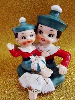 SIAM / SIAMESE WORLD MOTHER & CHILD SERIES Salt and Pepper Shakers NAPCO