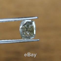Salt And Pepper Color Cushion Shape 0.85 Ct Real Loose Natural Polished Diamond