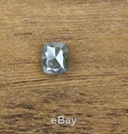 Salt And Pepper Color Cushion Shape 0.85 Ct Real Loose Natural Polished Diamond