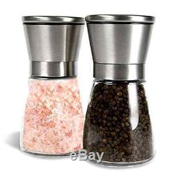 Salt Pepper Grinder Set of 2 Shakers Kitchen Gadget Cooking Home Tools Beskitch