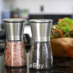 Salt Pepper Grinder Set of 2 Shakers Kitchen Gadget Cooking Home Tools Beskitch