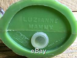 Salt & Pepper Shakers African American Luzianne Tea F&F Plastic Mold Vintage