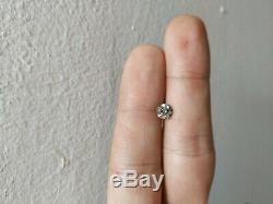 Salt and Pepper 0.81 cts Natural Loose Diamonds Vintage Round Shape Ston VIDEO