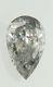 Salt and Pepper 1.00 cts Natural Loose Diamond Vintage Pear Shape Ston VIDEO