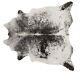 Salt and Pepper Black Brazilian Cowhide Rug Cow Hide Area Rugs