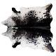 Salt and Pepper Black and White Large Cowhide Cow skin Rug (5x7) Pure Cowhides