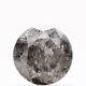 Salt and Pepper Diamond 0.60 Ct Natural Gray Round Cut Loose Diamond for Ring