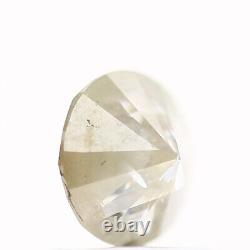 Salt and Pepper Diamond 0.76 Ct Natural Brown Round Cut Loose Diamond For Ring