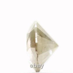 Salt and Pepper Diamond 0.76 Ct Natural Brown Round Cut Loose Diamond For Ring