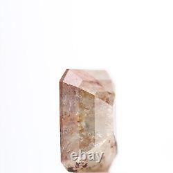 Salt and Pepper Diamond 1.04 Ct Natural Brown Color Emerald Cut Loose Diamond