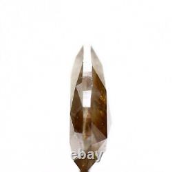 Salt and Pepper Diamond 1.06 Ct Rare Natural Brown Pear Loose Diamond for Ring