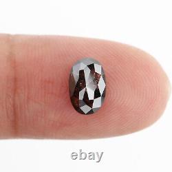 Salt and Pepper Diamond 1.27 Cts Fancy Gray Oval Loose Diamond for Ring Jewelry